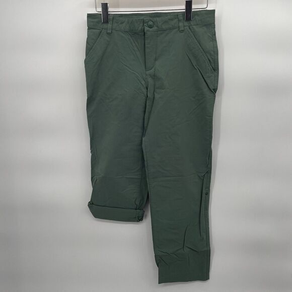THE NORTH FACE NYLON CONVERTIBLE Cargo Pants Olive Green Girls Size Large-30H‎ - Picture 1 of 4